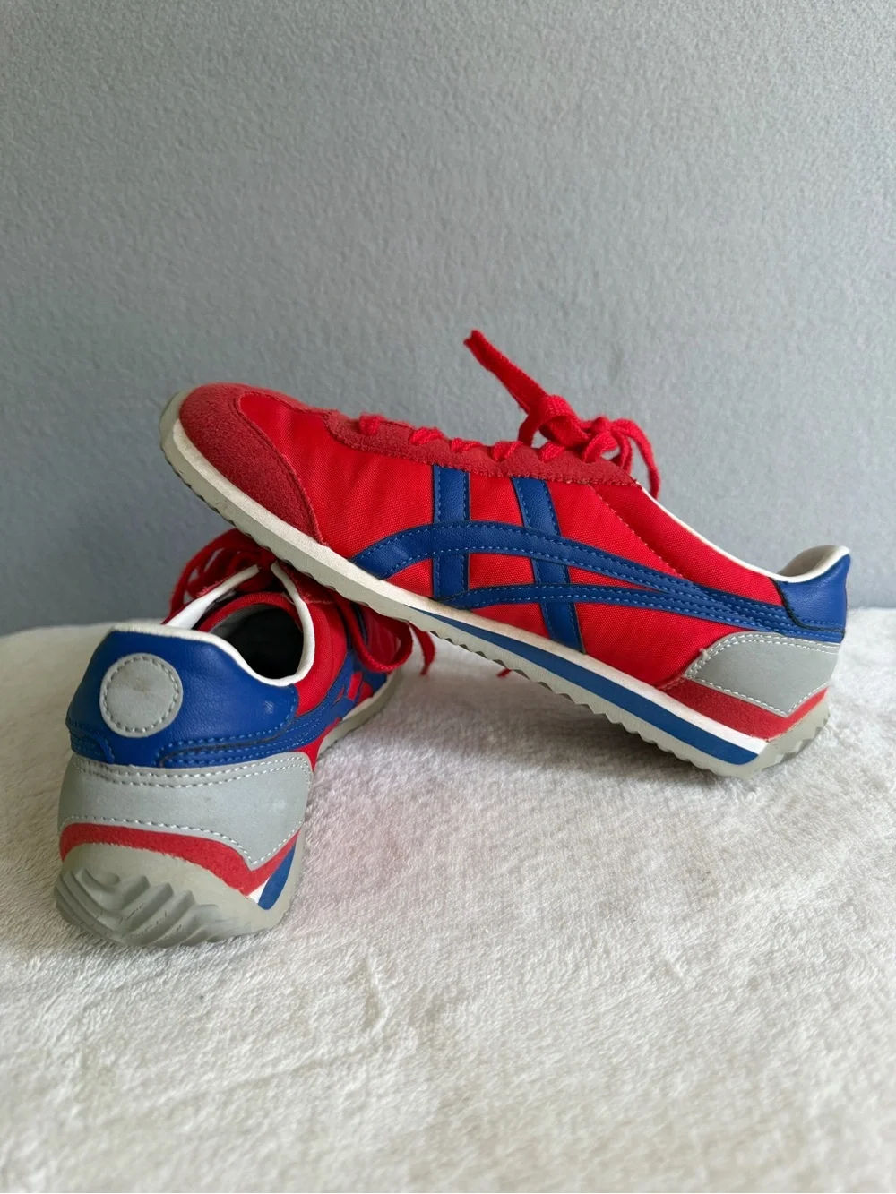 Onitsuka Tiger California 78 Casual Sneakers US3 Kids Red/Blue